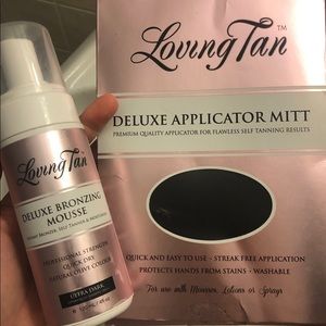 LOVING TAN DELUXE TANNING MOUSSE AND MITT